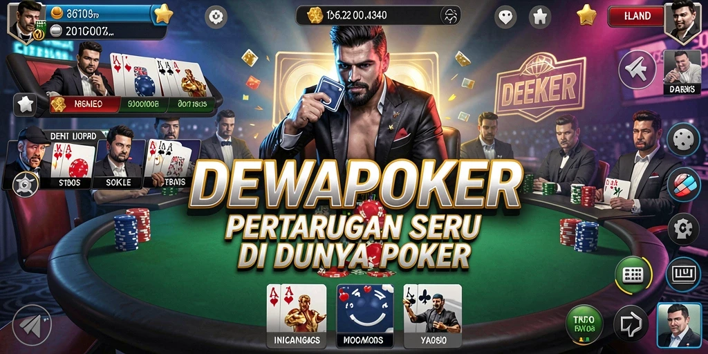 Tampilan pertempuran seru di DEWAPOKER dengan aksi memukau.