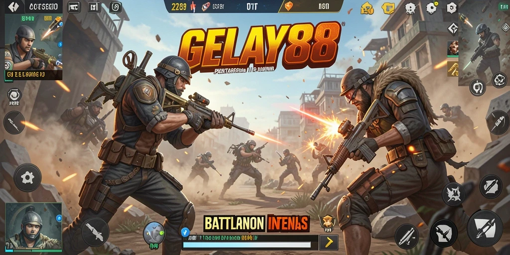 Gameplay seru dan mendebarkan di GELAY88, siap untuk tantangan Battle Royale.