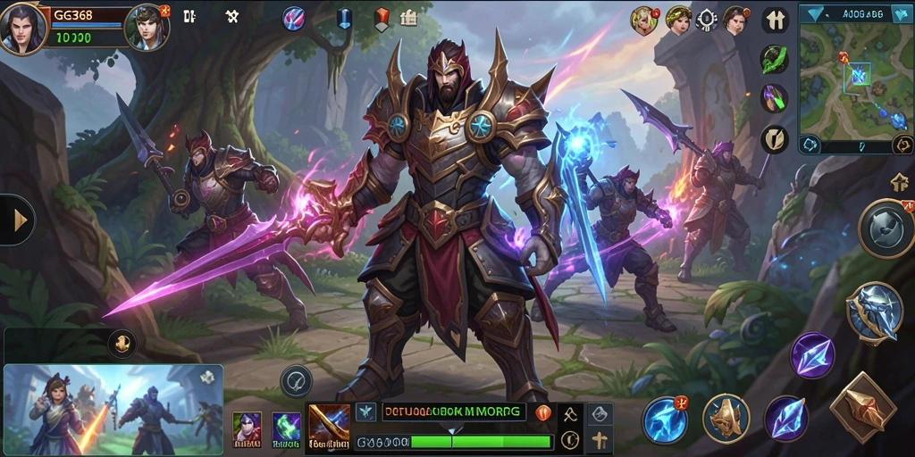 Tampilan gameplay dinamis yang menampilkan pertempuran epik dalam <strong>GG368</strong>.