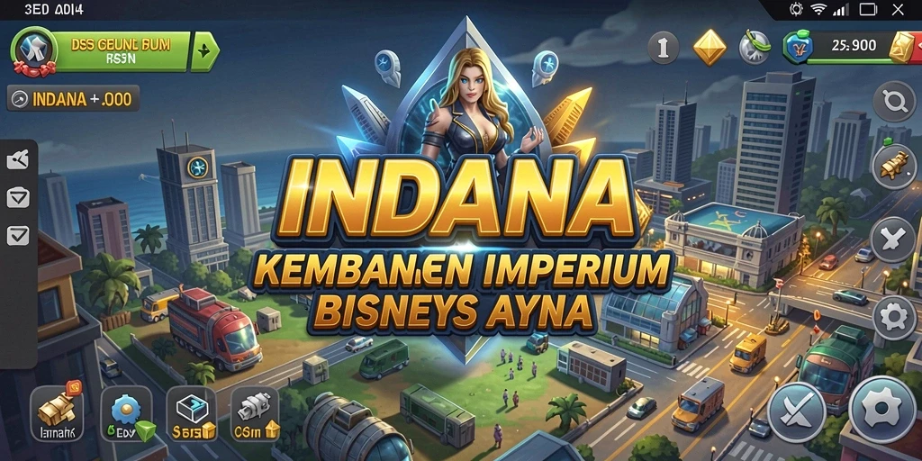 Screenshot gameplay <strong>INDAAA</strong> dengan elemen Tycoon yang menarik.