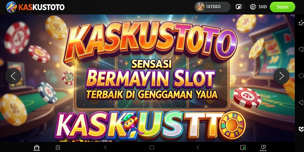 Tampilan gameplay seru di KASKUSTOTO saat memutar gulungan Slot.
