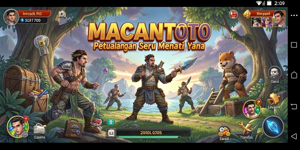 Tampilan gameplay <strong>MACANTOTO</strong> yang menarik dan penuh tantangan.
