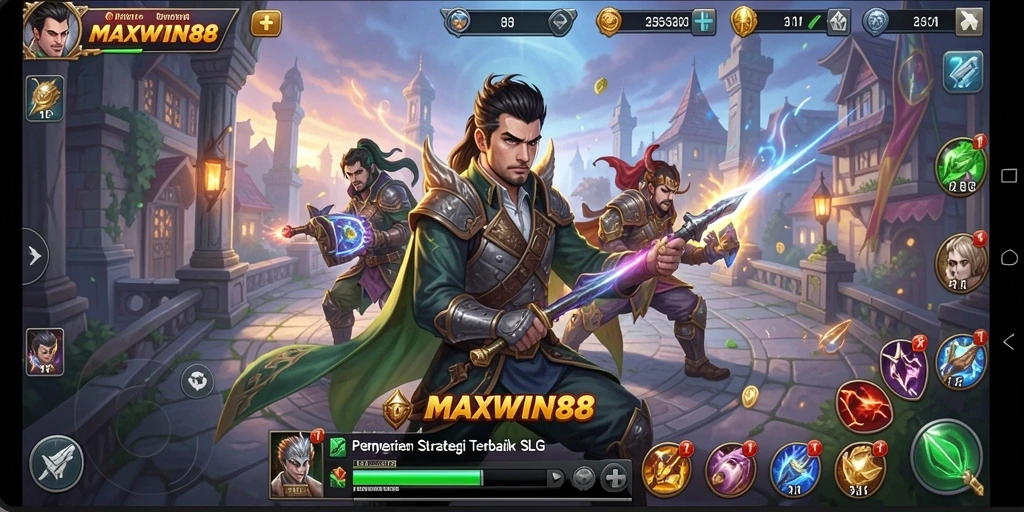 Tampilan gameplay menarik dari MAXWIN88 dalam aksi SLG.