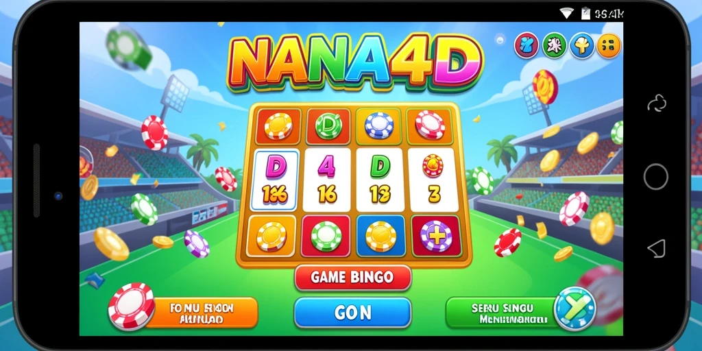Tampilan gameplay seru NANA4D yang menantang.