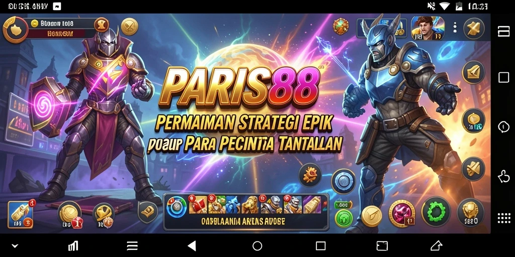 Tampilan screenshot gameplay PARIS88 yang seru dan menantang.