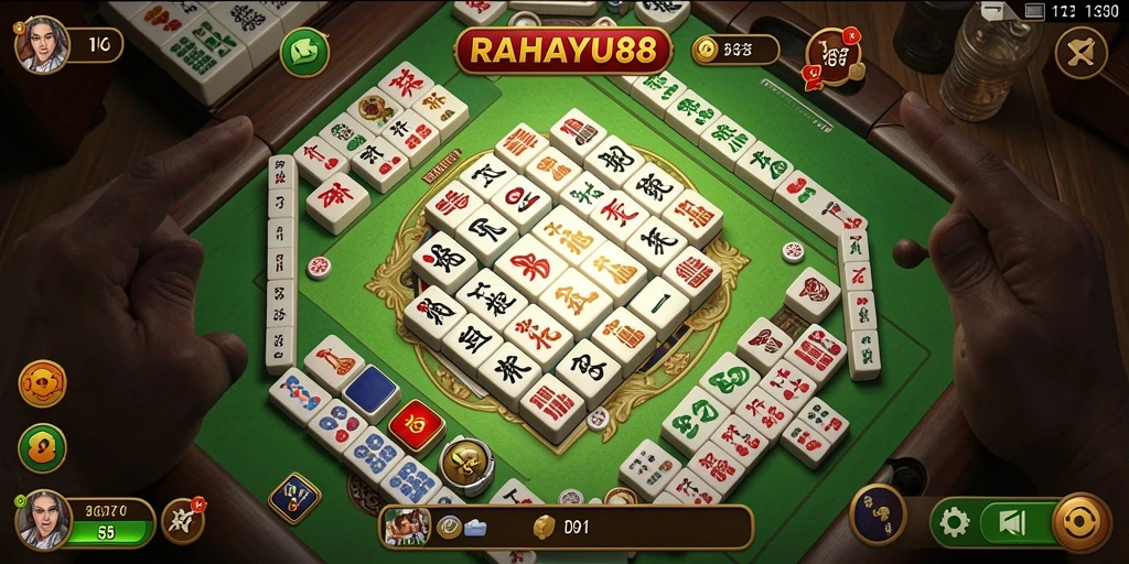 Screenshot gameplay seru dalam <strong>RAHAYU88</strong> yang menampilkan tantangan Mahjong.