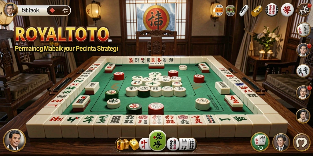 Tangkapan layar dari gameplay seru ROYALTOTO Mahjong.