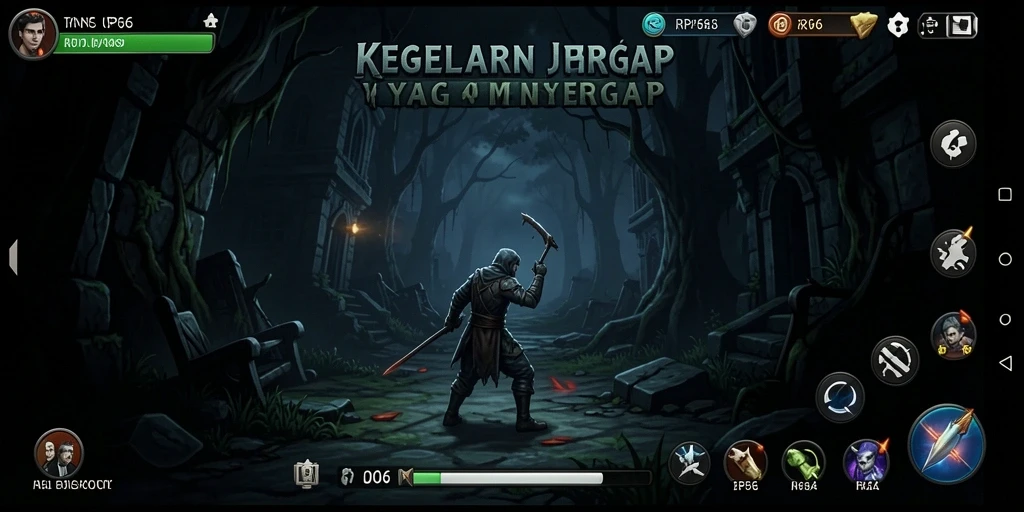 Screenshot gameplay RP66 menunjukkan suasana menegangkan dan menyeramkan.