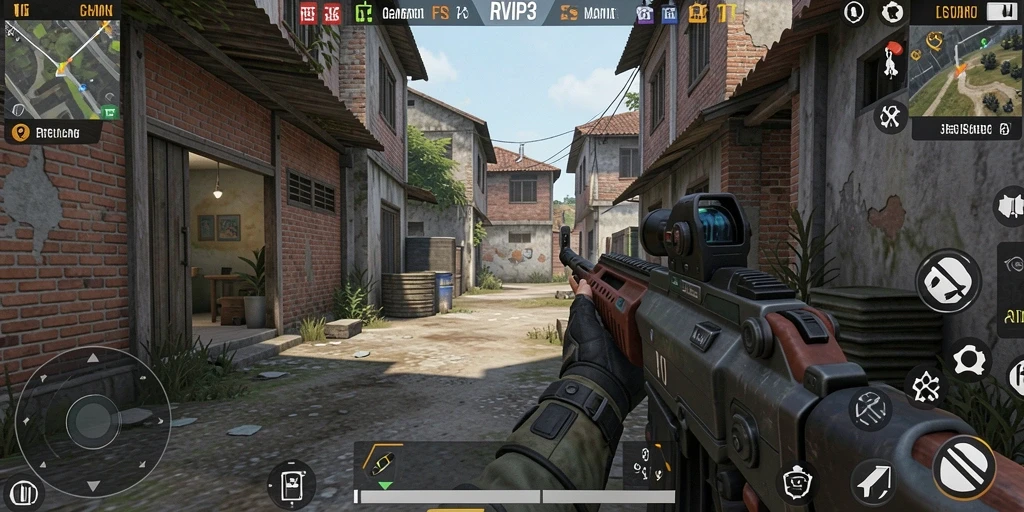 Tampilan gameplay RVIP3 yang menegangkan dan penuh aksi.