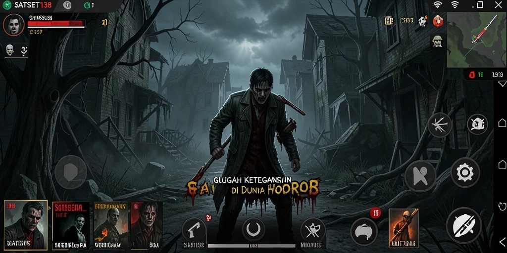 Gambaran menakutkan dari gameplay SATSET138 yang mendebarkan.